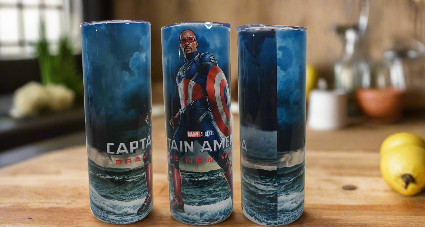 Cap America Tumbler
