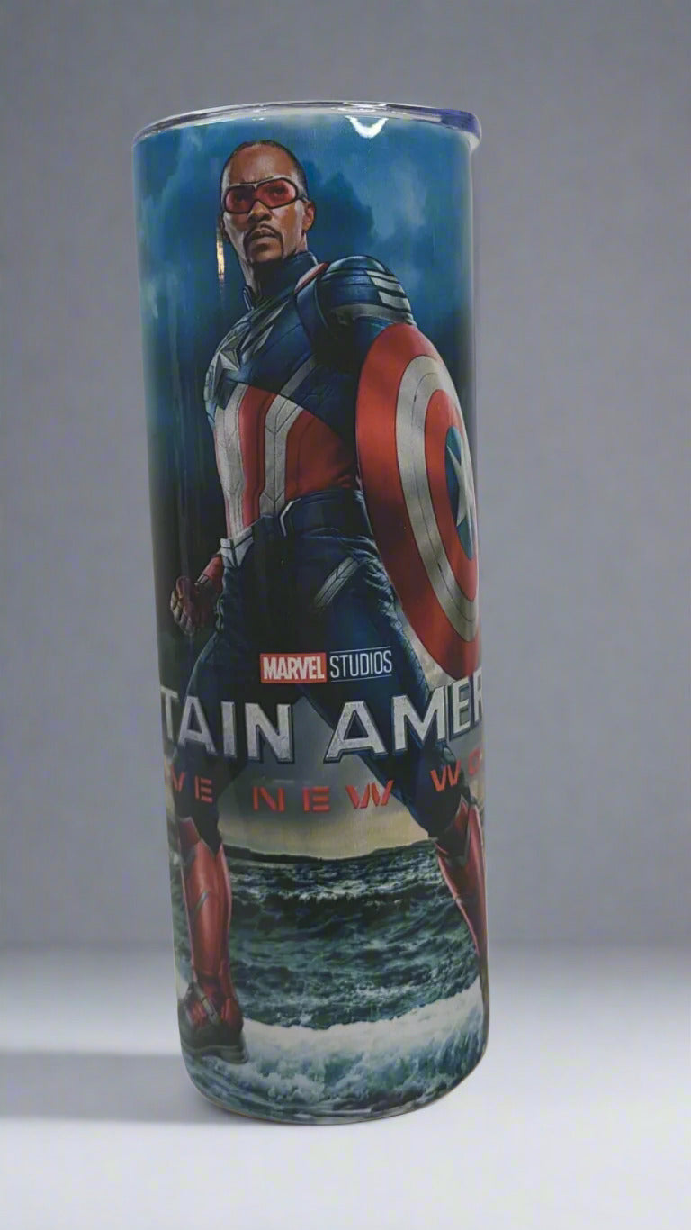 Cap America Tumbler