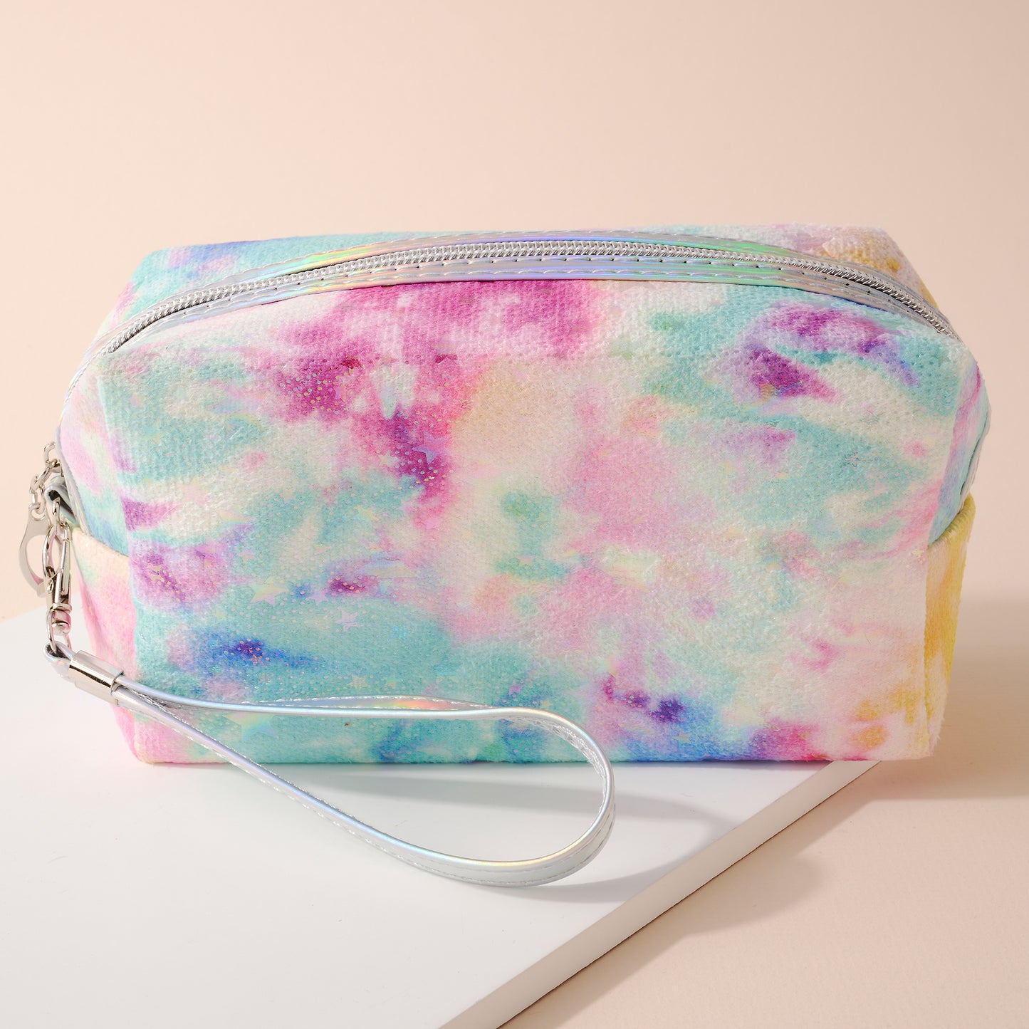 Tie Dye Stars Cosmetic Bag