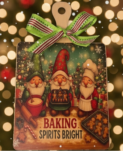Baking Gnomes Decorative Cutting Boards