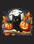 Moon LIt Black Cat