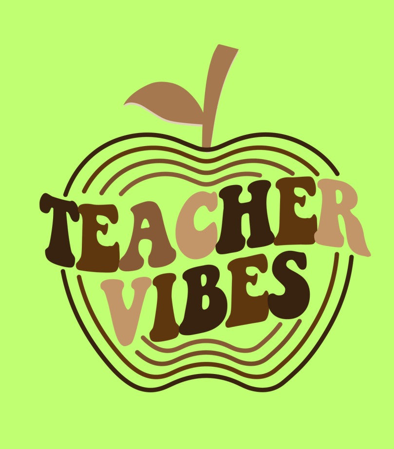 Teacher Vibes Apple