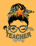 Messy Bun Teacher