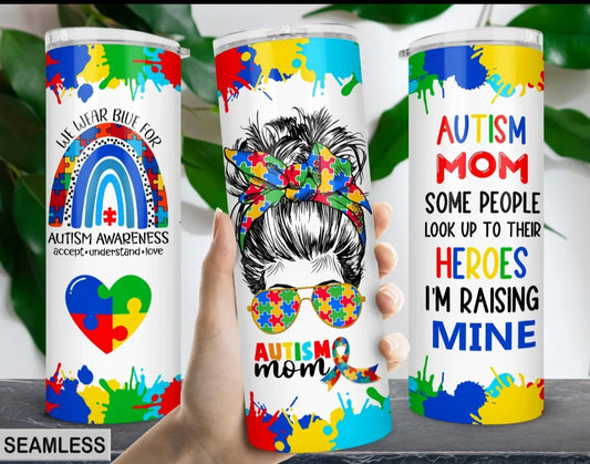 Autism Mom Tumbler