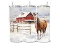 Snowy Horse