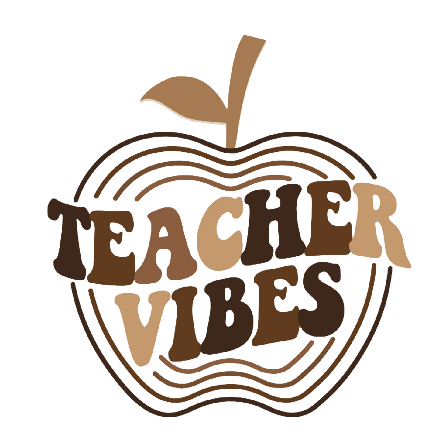 Teacher Vibes Apple