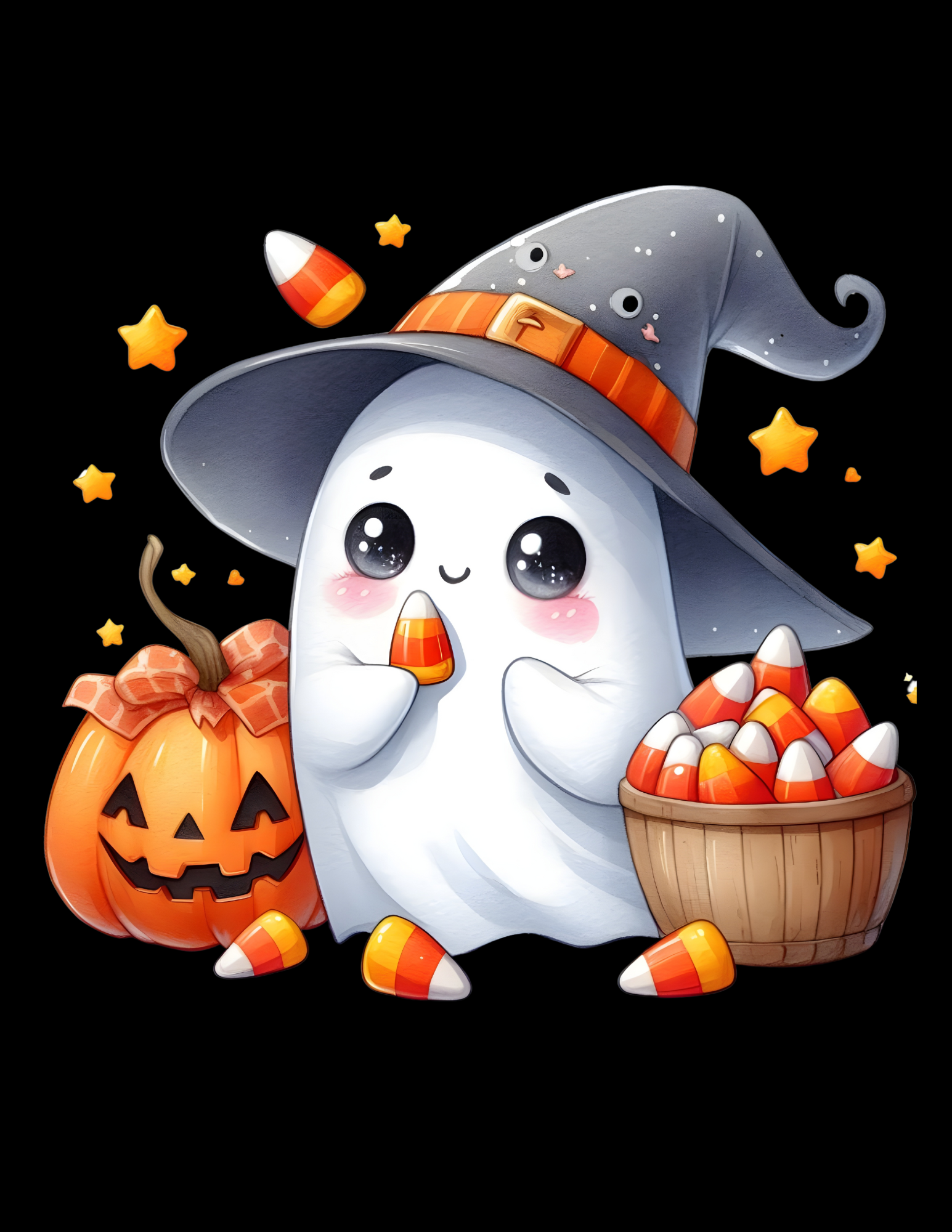 Candy Corn Ghostie