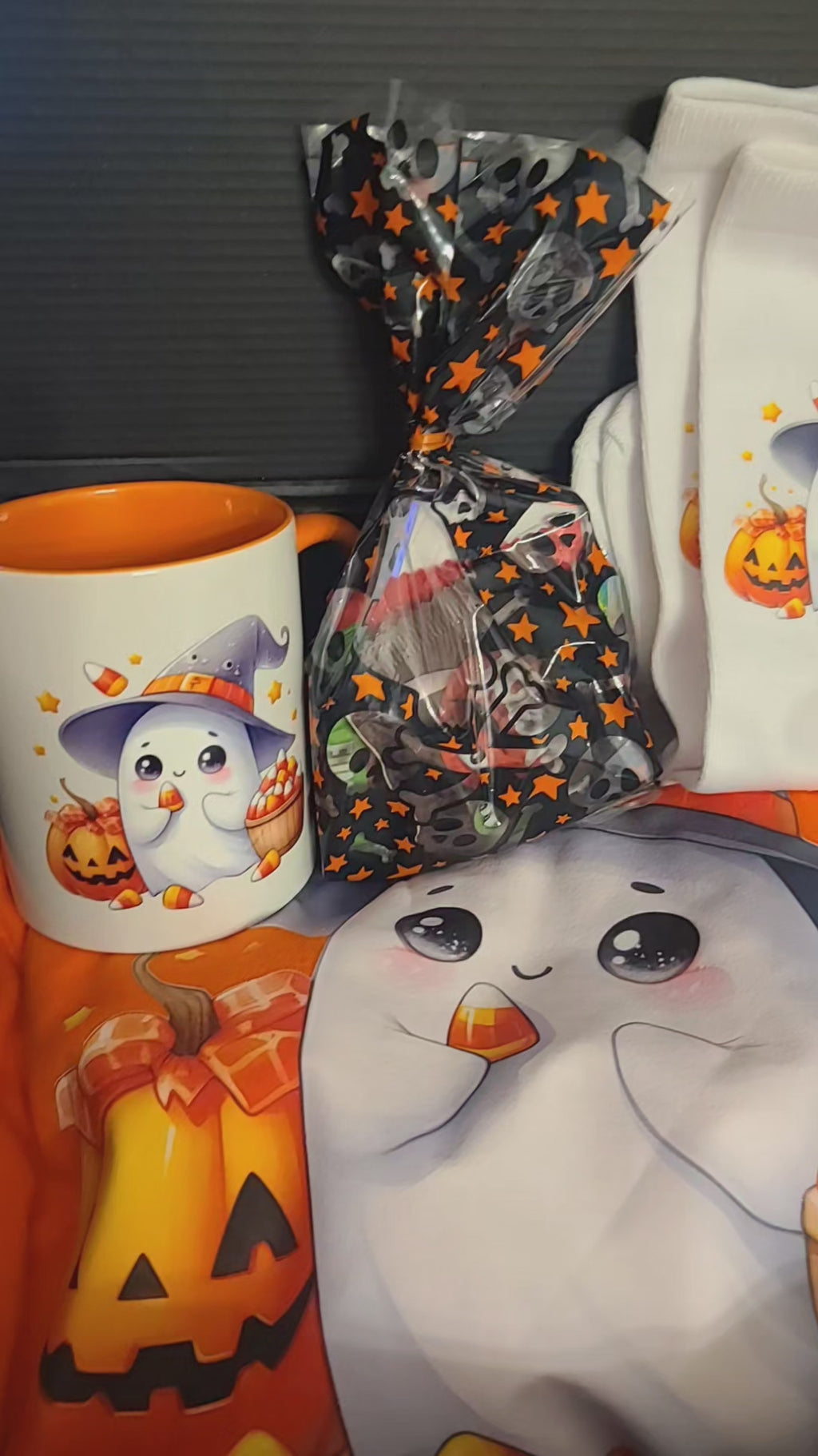 Spooky Box Candycorn Ghosty