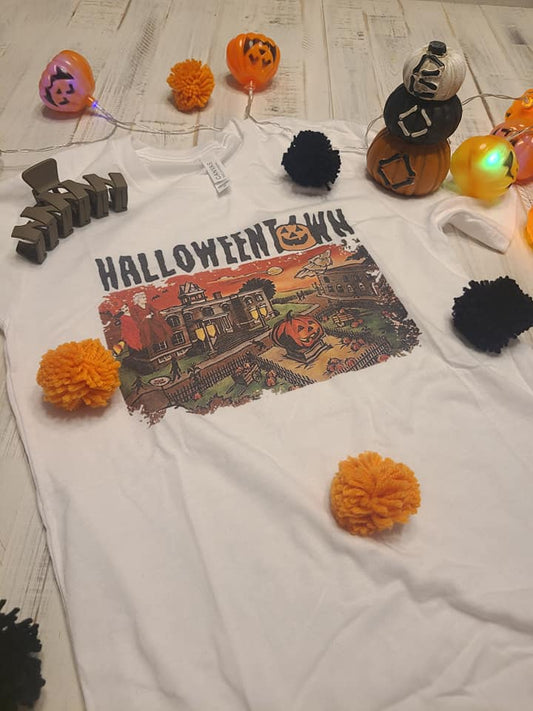 Halloween Town Short Sleeve Shirt