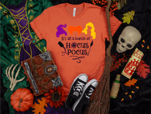 Orange Hocus Pocus T shirt Plus Size